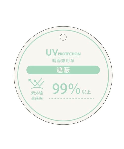 Reflect / リフレクト 傘 | 【晴雨兼用／紫外線遮蔽率99％以上／雨の日もおしゃれに◎】バンブーハンドル長傘 | 詳細12