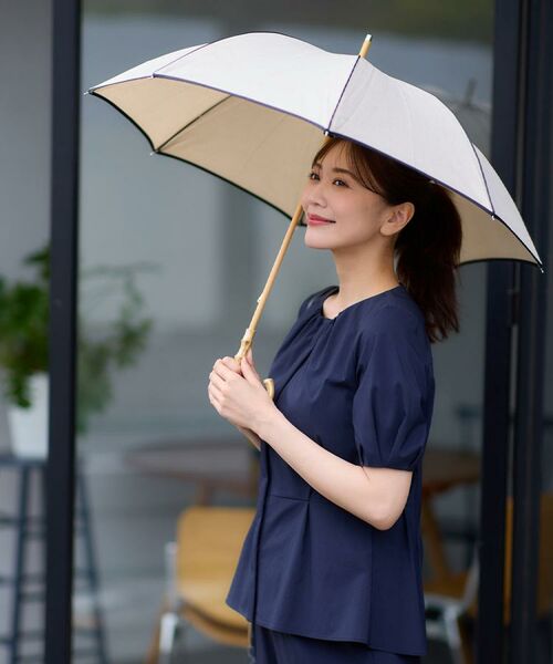 Reflect / リフレクト 傘 | 【晴雨兼用／紫外線遮蔽率99％以上／雨の日もおしゃれに◎】バンブーハンドル長傘 | 詳細14