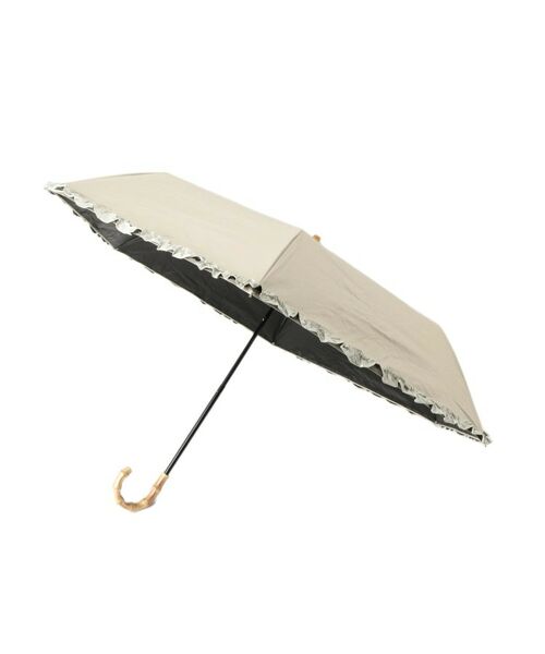 Reflect / リフレクト 傘 | 【晴雨兼用／UVカット率100％／雨の日もおしゃれに◎】バイカラーフリルデザイン折りたたみ傘 | 詳細2