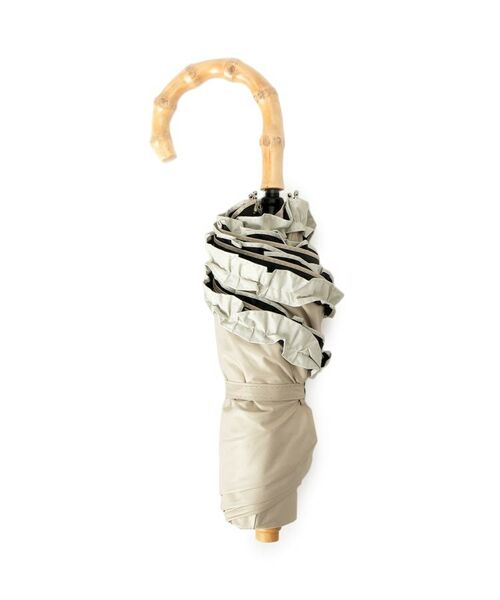 Reflect / リフレクト 傘 | 【晴雨兼用／UVカット率100％／雨の日もおしゃれに◎】バイカラーフリルデザイン折りたたみ傘 | 詳細3