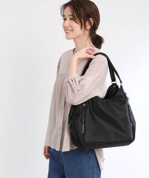 Reflect / リフレクト トートバッグ | 【大容量／底ファスナー付き／キレイめコーデにも◎】ナイロンバッグ | 詳細2