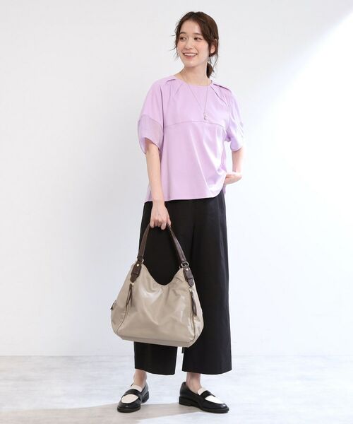 Reflect / リフレクト トートバッグ | 【大容量／底ファスナー付き／キレイめコーデにも◎】ナイロンバッグ | 詳細9