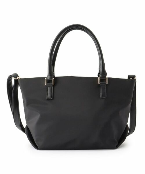 Reflect / リフレクト トートバッグ | バイカラーハンドルミニトートバッグ(ブラック(019))