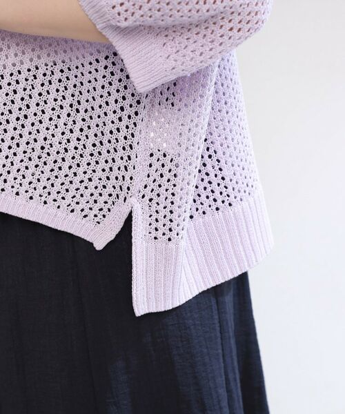 Reflect / リフレクト ニット・セーター | 【手洗い可】レーシーニット | 詳細19