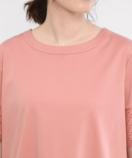 Reflect / リフレクト Tシャツ | 【夏SALE／E‐QUALITY／手洗い可】コットンレースドッキングTシャツ | 詳細17