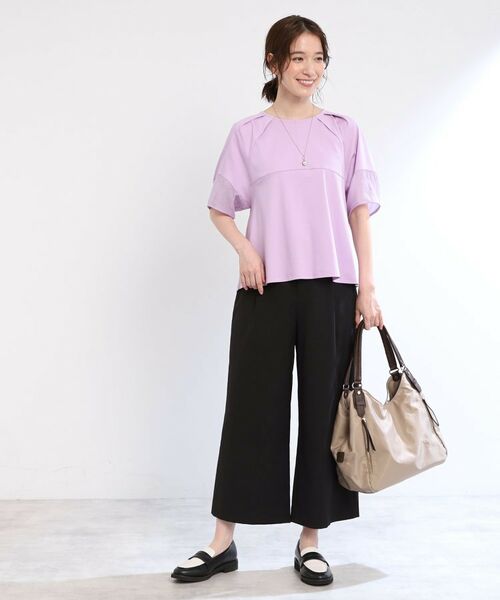 Reflect / リフレクト カットソー | 【夏SALE/E‐QUALITY/手洗い可】シアーラグランプルオーバー | 詳細10