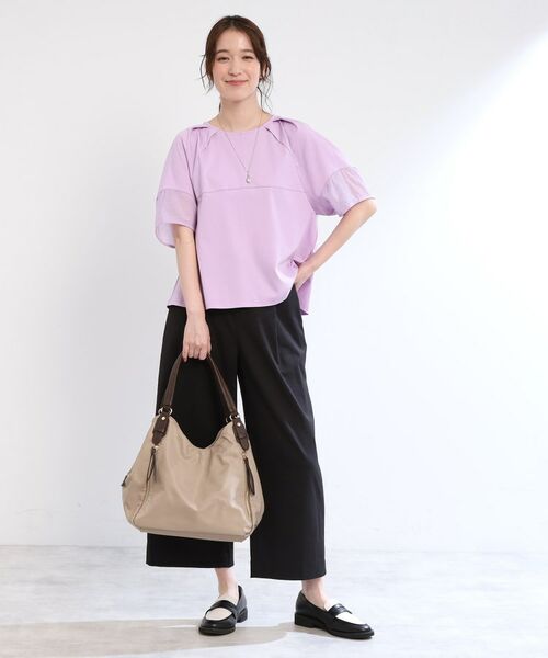 Reflect / リフレクト カットソー | 【夏SALE/E‐QUALITY/手洗い可】シアーラグランプルオーバー | 詳細11