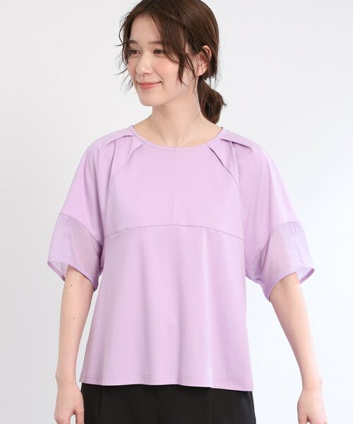 Reflect / リフレクト カットソー | 【夏SALE/E‐QUALITY/手洗い可】シアーラグランプルオーバー | 詳細14