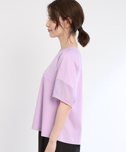 Reflect / リフレクト カットソー | 【夏SALE/E‐QUALITY/手洗い可】シアーラグランプルオーバー | 詳細15