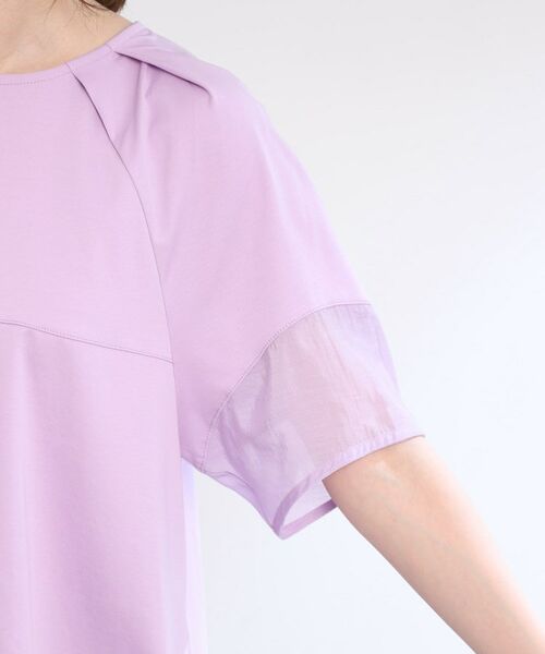 Reflect / リフレクト カットソー | 【夏SALE/E‐QUALITY/手洗い可】シアーラグランプルオーバー | 詳細19