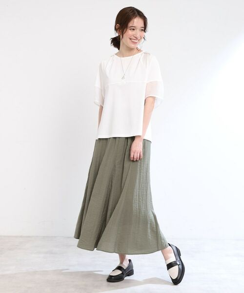 Reflect / リフレクト カットソー | 【夏SALE/E‐QUALITY/手洗い可】シアーラグランプルオーバー | 詳細2