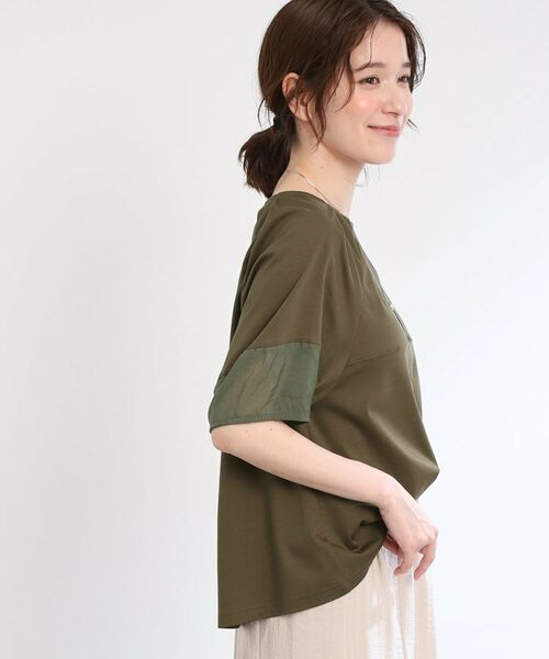 Reflect / リフレクト カットソー | 【夏SALE/E‐QUALITY/手洗い可】シアーラグランプルオーバー | 詳細5