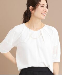 Reflect / リフレクト カットソー | 【マシンウォッシュ可】キレイめラグランスリーブジャージ