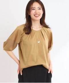 Reflect / リフレクト カットソー | 【マシンウォッシュ可】キレイめラグランスリーブジャージ