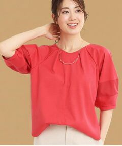 Reflect / リフレクト カットソー | 【マシンウォッシュ可】キレイめラグランスリーブジャージ