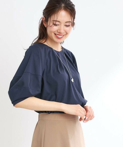 Reflect / リフレクト カットソー | 【マシンウォッシュ可】キレイめラグランスリーブジャージ | 詳細11