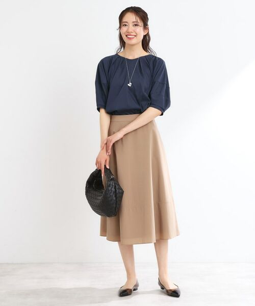 Reflect / リフレクト カットソー | 【マシンウォッシュ可】キレイめラグランスリーブジャージ | 詳細12