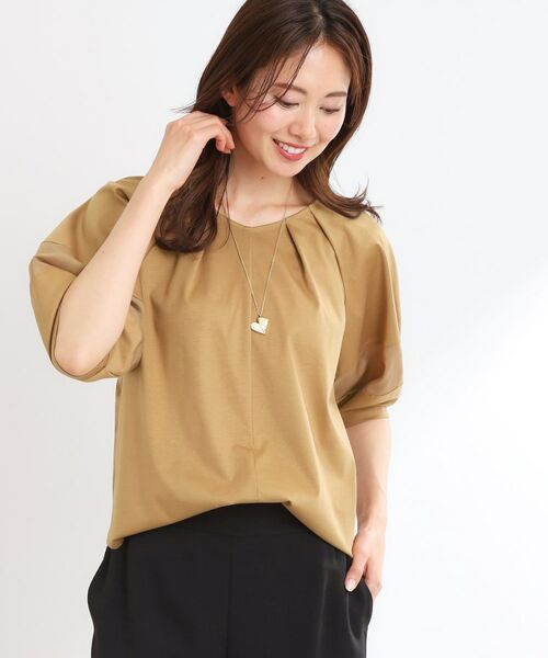 Reflect / リフレクト カットソー | 【マシンウォッシュ可】キレイめラグランスリーブジャージ | 詳細19