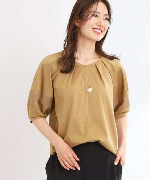 Reflect / リフレクト カットソー | 【マシンウォッシュ可】キレイめラグランスリーブジャージ | 詳細20