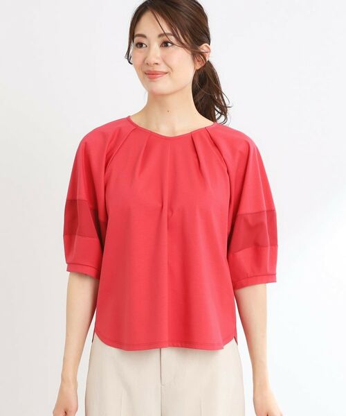 Reflect / リフレクト カットソー | 【マシンウォッシュ可】キレイめラグランスリーブジャージ | 詳細24