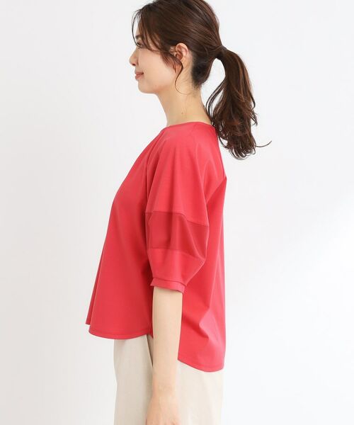 Reflect / リフレクト カットソー | 【マシンウォッシュ可】キレイめラグランスリーブジャージ | 詳細25