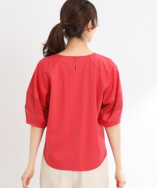 Reflect / リフレクト カットソー | 【マシンウォッシュ可】キレイめラグランスリーブジャージ | 詳細26