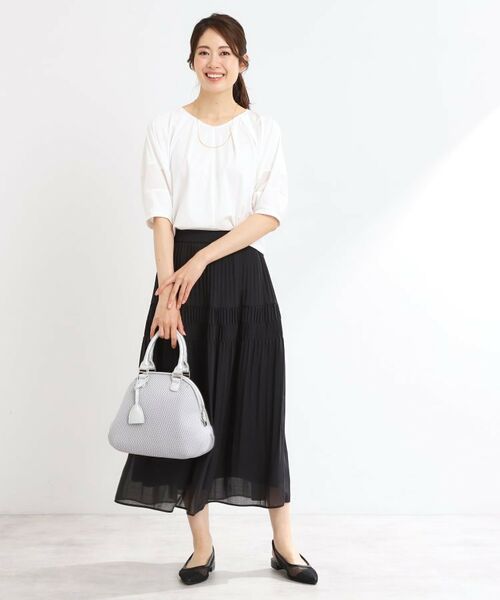 Reflect / リフレクト カットソー | 【マシンウォッシュ可】キレイめラグランスリーブジャージ | 詳細8