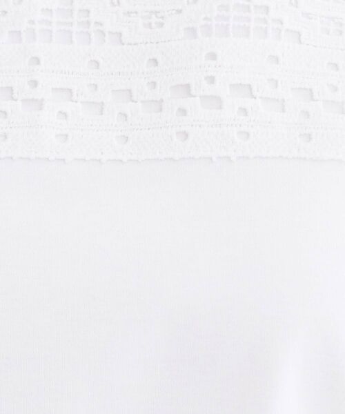 Reflect / リフレクト カットソー | 【手洗い可】レースデザインジャージTシャツ | 詳細4