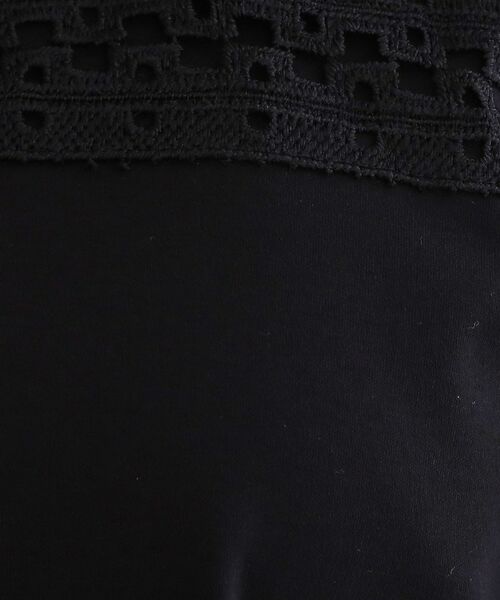 Reflect / リフレクト カットソー | 【手洗い可】レースデザインジャージTシャツ | 詳細8