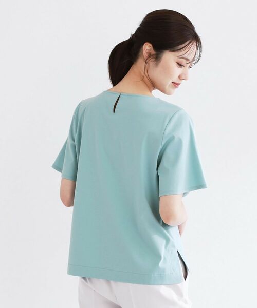 Reflect / リフレクト カットソー | 【手洗い可】レースデザインジャージTシャツ | 詳細9