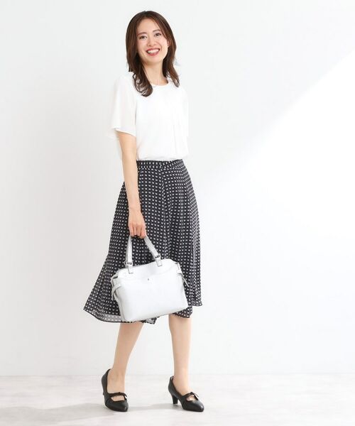 Reflect / リフレクト シャツ・ブラウス | 【マシンウォッシュ可】横切替ピンタックデザインブラウス | 詳細17