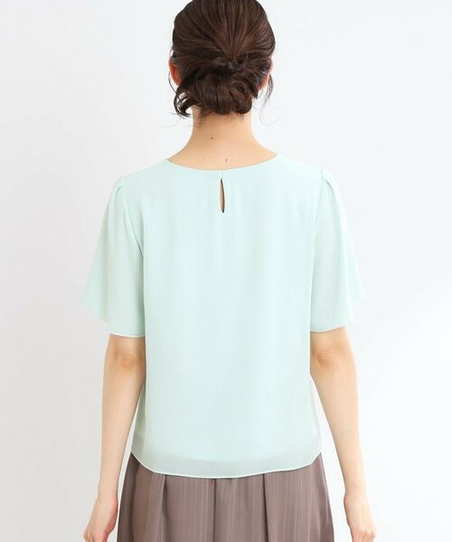 Reflect / リフレクト シャツ・ブラウス | 【マシンウォッシュ可】横切替ピンタックデザインブラウス | 詳細26