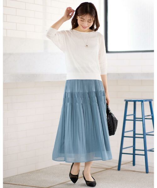 Reflect / リフレクト ニット・セーター | 【WEB先行カラーあり】オフボディプルオーバーニット | 詳細1