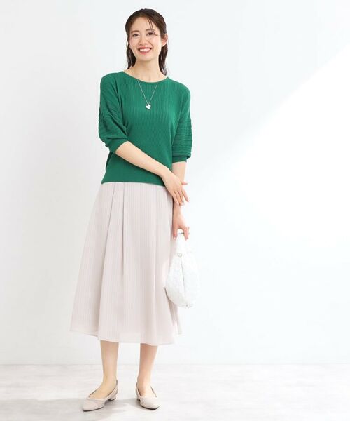 Reflect / リフレクト ニット・セーター | 【WEB先行カラーあり】オフボディプルオーバーニット | 詳細15