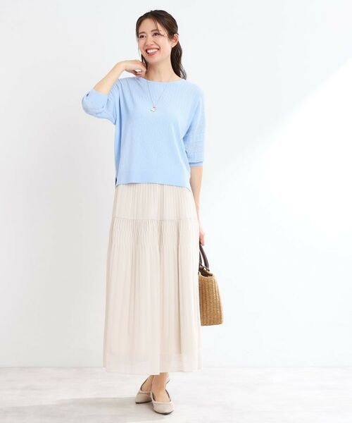 Reflect / リフレクト ニット・セーター | 【WEB先行カラーあり】オフボディプルオーバーニット | 詳細22