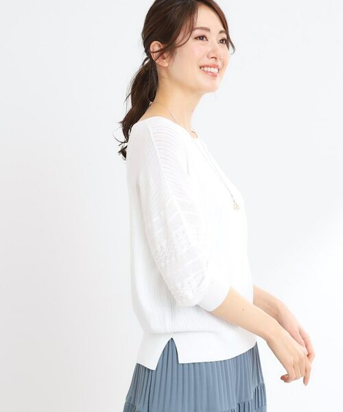 Reflect / リフレクト ニット・セーター | 【WEB先行カラーあり】オフボディプルオーバーニット | 詳細5