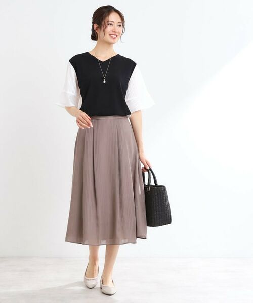 Reflect / リフレクト ニット・セーター | バイカラードッキングニット | 詳細14