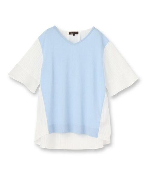 Reflect / リフレクト ニット・セーター | バイカラードッキングニット | 詳細16