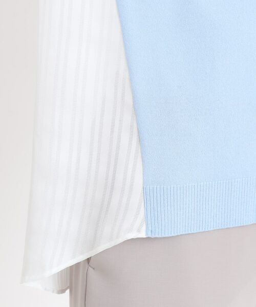 Reflect / リフレクト ニット・セーター | バイカラードッキングニット | 詳細22