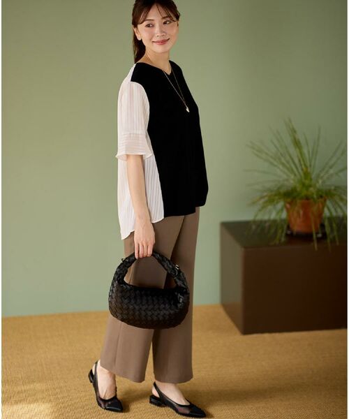 Reflect / リフレクト ニット・セーター | バイカラードッキングニット | 詳細3