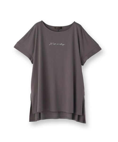 Reflect / リフレクト Tシャツ | 【E‐QUALITY】チュニック丈ロゴTシャツ | 詳細15