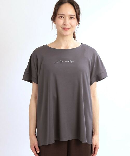 Reflect / リフレクト Tシャツ | 【E‐QUALITY】チュニック丈ロゴTシャツ | 詳細16