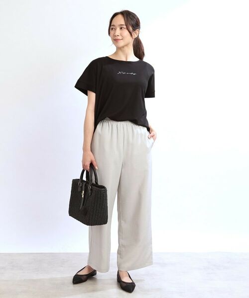 Reflect / リフレクト Tシャツ | 【E‐QUALITY】チュニック丈ロゴTシャツ | 詳細2