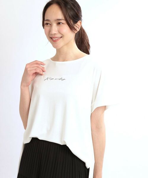 Reflect / リフレクト Tシャツ | 【E‐QUALITY】チュニック丈ロゴTシャツ | 詳細7