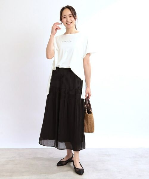 Reflect / リフレクト Tシャツ | 【E‐QUALITY】チュニック丈ロゴTシャツ | 詳細8