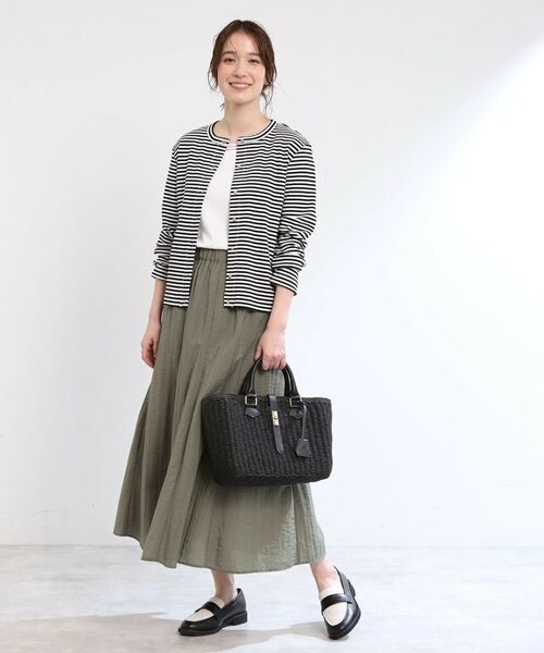 Reflect / リフレクト カーディガン・ボレロ | 【手洗い可／一枚着でも◎】ドット風ボタンカーディガン | 詳細3