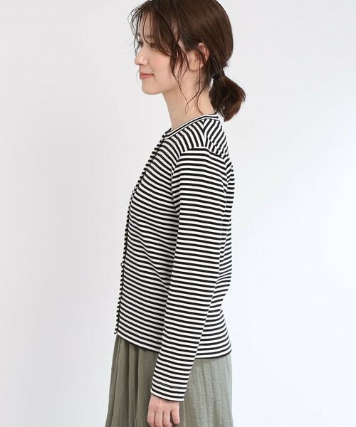 Reflect / リフレクト カーディガン・ボレロ | 【手洗い可／一枚着でも◎】ドット風ボタンカーディガン | 詳細7