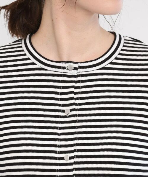 Reflect / リフレクト カーディガン・ボレロ | 【手洗い可／一枚着でも◎】ドット風ボタンカーディガン | 詳細9