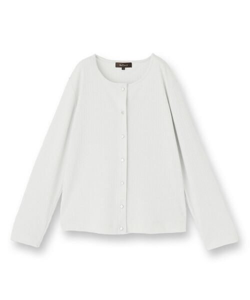 Reflect / リフレクト カーディガン・ボレロ | 【手洗い可／一枚着でも◎】ラメ入りドット風ボタンカーディガン | 詳細5