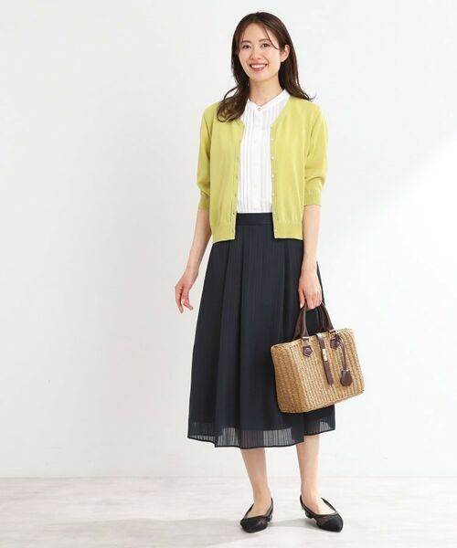 Reflect / リフレクト カーディガン・ボレロ | 【WEB先行カラーあり／手洗い可】六分袖カーディガン | 詳細12